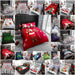 CHRISTMAS XMAS DUVET COVER SET Reversible Quilt Bedding Single Double King Size
