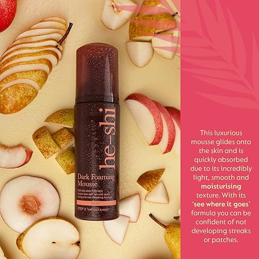 Self Tan Mousse – Dark Glow with Quick-Dry Formula - Samanta Factory