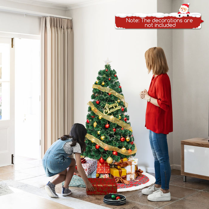 Optical Fiber Christmas Tree Pre-Lit Artificial Xmas Tree