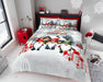 Xmas Duvet Quilt Cover Pillowcase Soft Reversible Printed Bedding Set All Size