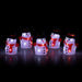 Christow Acrylic LED Snowman Small Christmas Decorations Indoor Outdoor 5Pc Set