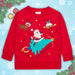 Childrens Kids Boys Girls Christmas Xmas Jumper Sweatshirt Sweater Glitter Warm