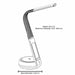 Wireless Charging LED Lamp with Colour Changing Base in White