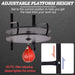 Wall-Mounted Speedball Boxing Platform Set Rack Punching for Men and Women