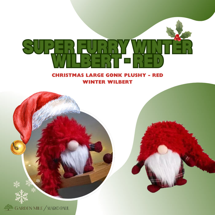 Christmas Gonk Decoration Nordic Santa Large Ornament Soft Plush Red Xmas Decor