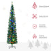 Slim Christmas Tree – 7.5ft Pre-Lit Colourful LED Design - Samanta Factory