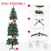 Artificial Christmas Tree – Snowy Pine Cone Design - Samanta Factory