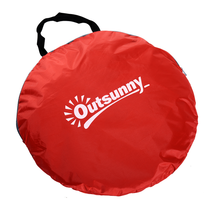 Pop-Up Beach Tent – 2-3 Person Sun Shelter with Ventilation & Carry Bag - Samanta Factory