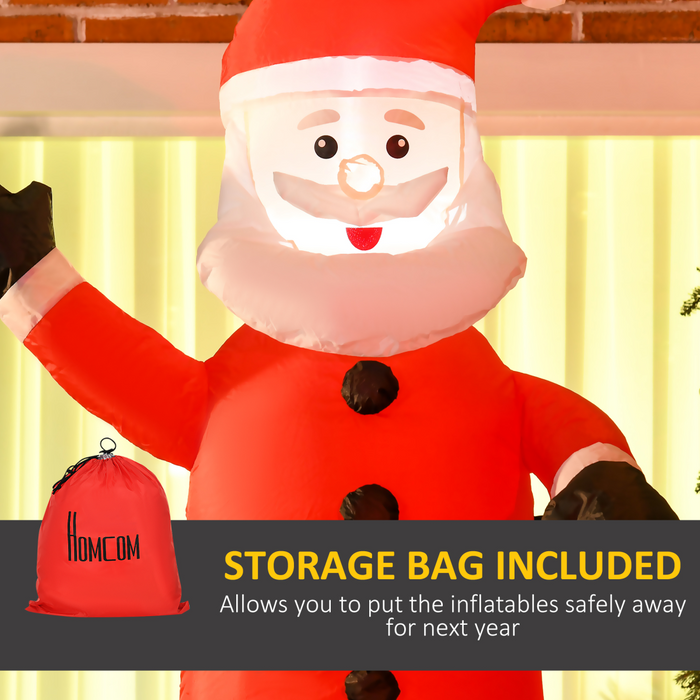 Inflatable Santa Chimney Decoration – Light-Up Outdoor Display - Samanta Factory