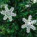 4FT Green Fibre Optic Artificial Christmas Tree LED Snowflakes Fireproofing - Samanta Factory