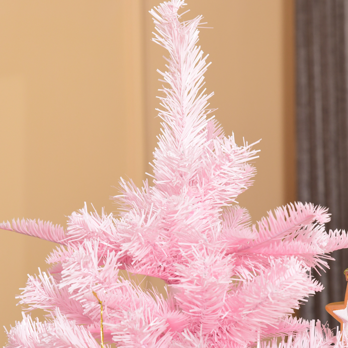 6ft Artificial Christmas Tree – Vibrant Pink Full-Branch Design - Samanta Factory