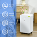 Smart Home Dehumidifier – 2-Speed with 5 Modes, Quiet Operation & LED Display - Samanta Factory
