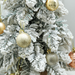 Mini Christmas Tree Set – Snow Flocked LED Tabletop Decorations - Samanta Factory