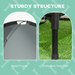 Elevated Dog Bed with Canopy – Cooling Raised Cot for Outdoor Comfort & UV Protection - Samanta Factory