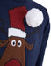 Kids Boys Christmas Jumper Reindeer 3D Pom-Pom Xmas Sweater Pullover Novelty
