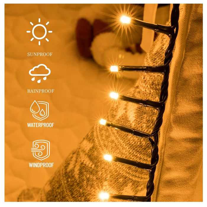 Battery Operated Fairy Lights with Timer Christmas Tree Indooroutdoor Xmas Decor