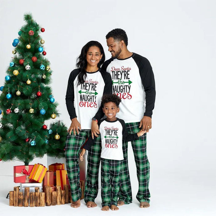 Family Matching Christmas Pyjamas Adult Kids Xmas Nightwear Pajamas Pjs Set