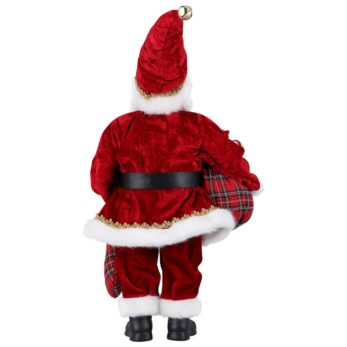 18'' Xmas Standing Santa Claus Doll Decoration Figure Christmas Ornament Gift