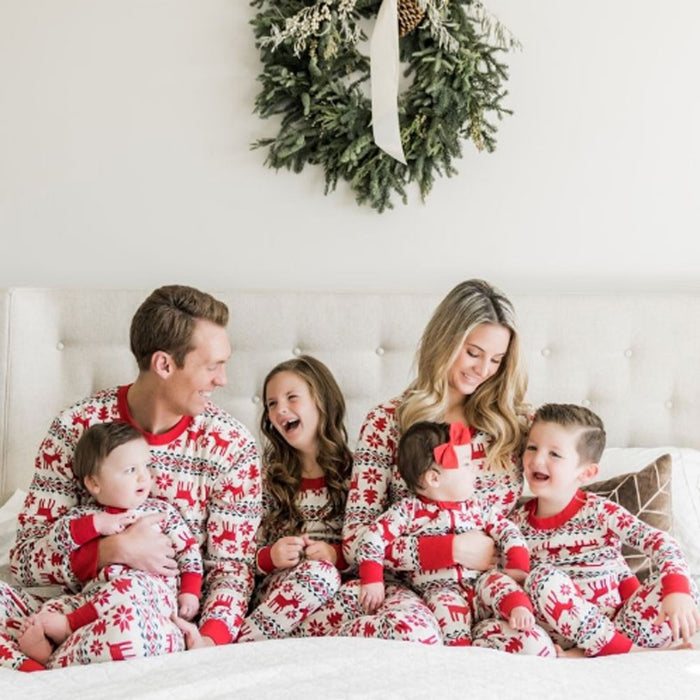 2025 Christmas Pyjamas Family Matching Adult Kids Xmas Nightwear Pajamas Pjs Set