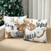 4-Pack Vintage Christmas Throw Pillow Covers Cushion Home Decor UK Stock