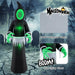 240CM Giant Blow up Ghost with Infinity Mirror Light and LED Lights