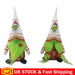 2 Pieces Christmas Gnomes Decorations Grinch Christmas Decorations Green Bread