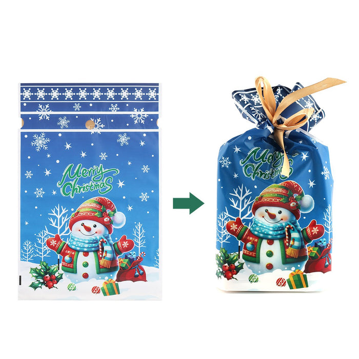 30Pcs Large Christmas Sacks Party Present Gift Bags Drawstring Wrap Storage UK~
