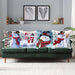 4 Pcs Christmas Cushion Cover Snowman Pillow Case Home Sofa Throw Decor Xmas 18"