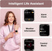 Women Alexa Smartwatch Fitness Bluetooth Call Watch for Android Iphone Samsung