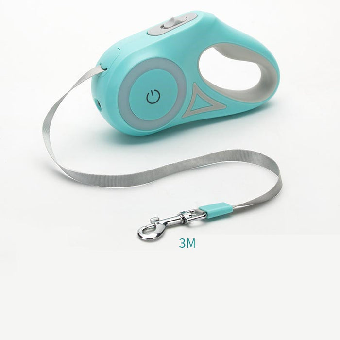 Retractable Dog Leash – One-Button Brake with Scalable Design