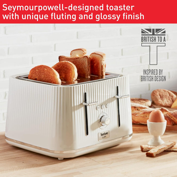 4-Slice Toaster – Extra-Wide Slots & Adjustable Browning for Perfect Toast