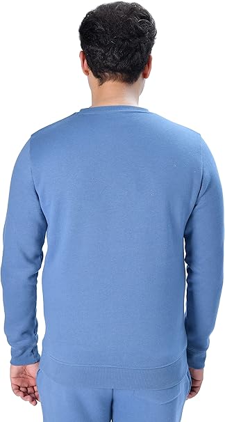 Men's Crew Neck Sweatshirt – Sustainable Comfort with Recycled Fabric - Samanta Factory