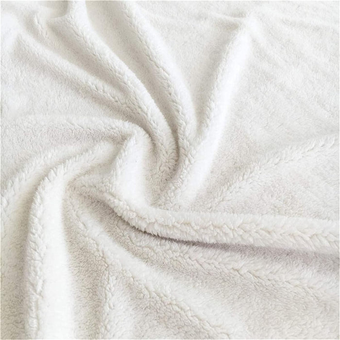 Merry Christmas Soft Blanket Fleece Sofa Bed Faux Fur Throws Single Double Size