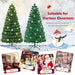 5/6FT Fiber Optic Artificial Christmas Tree with 21 Star LED Lights