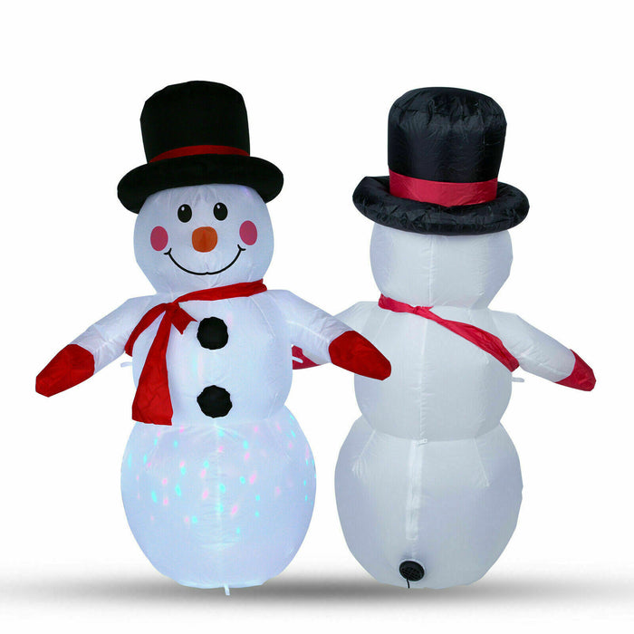 7Ft Inflatable Christmas Santa Claus Xmas Decoration LED Lights Holiday Blow Up