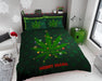 CHRISTMAS XMAS DUVET COVER SET Reversible Quilt Bedding Single Double King Size