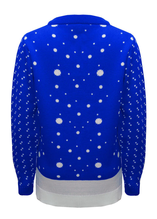 LADIES KNITTED RUDOLPH REINDEER XMAS WOMENS CHRISTMAS NOVELTY JUMPER SWEATER TOP