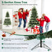 Christmas Wonderland Combo Set: Artificial Xmas Tree + Pre-Lit Snowman + Lighted Gift Boxes