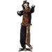 67" Animated Prop Circus Clown, Indoor Outdoor Halloween Decorations