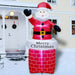 7Ft Inflatable Christmas Santa Claus Xmas Decoration LED Lights Holiday Blow Up