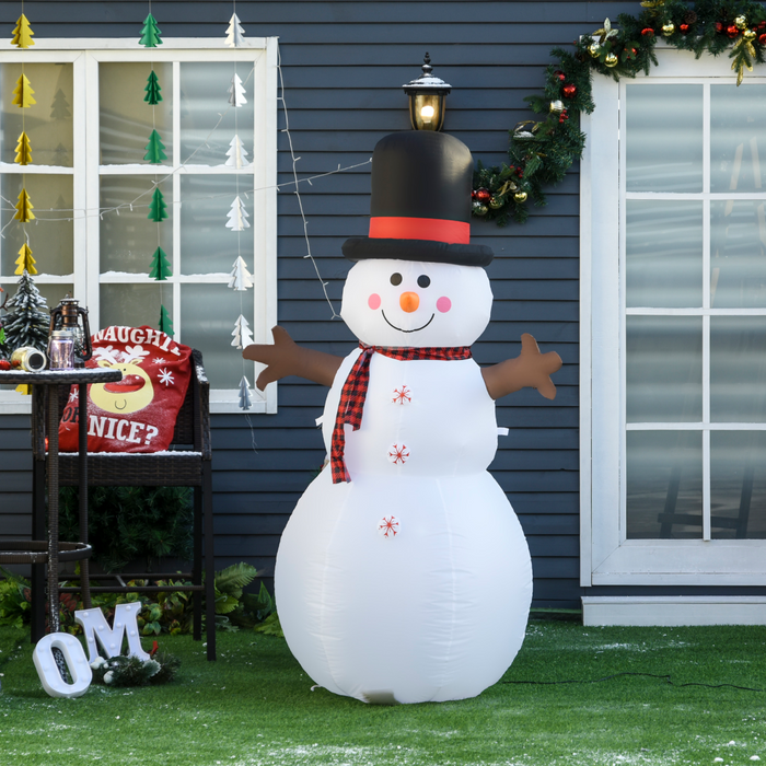 Inflatable Snowman Decoration – Soft-Glow LED Winter Display - Samanta Factory