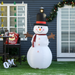 Inflatable Snowman Decoration – Soft-Glow LED Winter Display - Samanta Factory