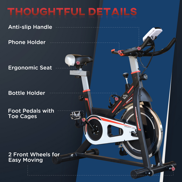Exercise Racing Bike – 8kg Flywheel & Adjustable Resistance
