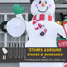 Inflatable Snowman Decoration – 7.8ft Lighted Outdoor Display - Samanta Factory