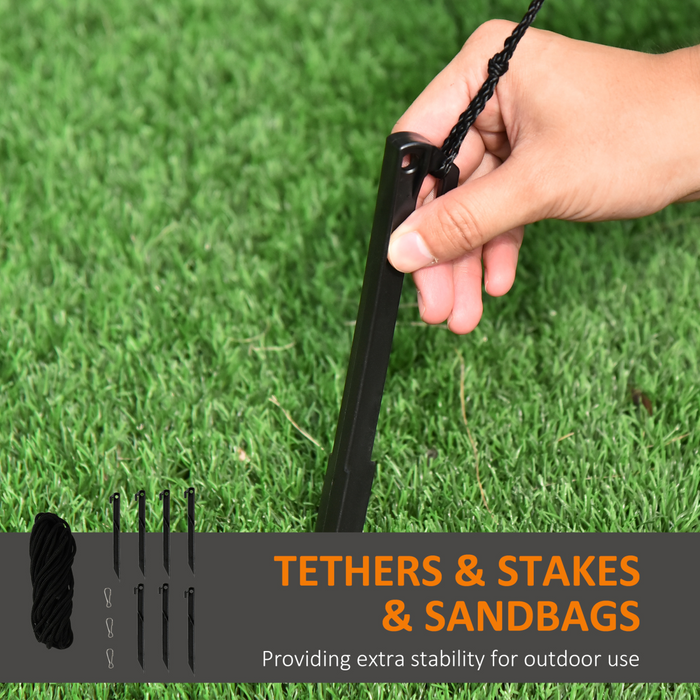 9 ft Inflatable Halloween Pumpkin Ghost – 2.7 m LED Spooky Outdoor Decoration - Samanta Factory