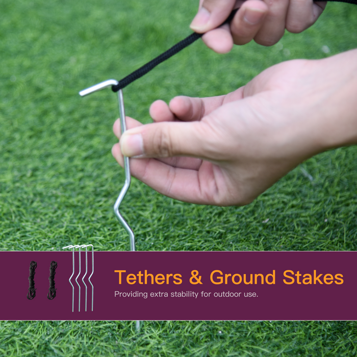 Large Inflatable Halloween Tree – 240cm with LED Lights, Ghost, Pumpkins & Owl - Samanta Factory