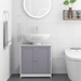 Under-Sink Bathroom Cabinet – 60x60cm Storage Unit with Adjustable Shelf & Pipe Cut-Out - Samanta Factory