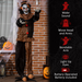Life-Size Outdoor Halloween Clown – Talking Animatronic with Light-Up Eyes - Samanta Factory