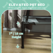 Elevated Dog Bed with Canopy – Cooling Raised Cot for Outdoor Comfort & UV Protection - Samanta Factory