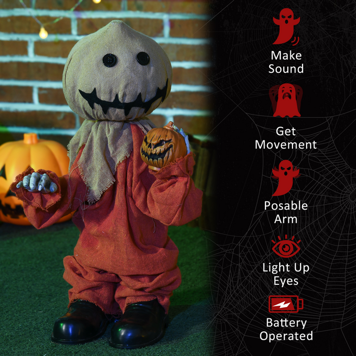 Animated Halloween Prop with Bending Arms – Sound & Touch Activated - Samanta Factory